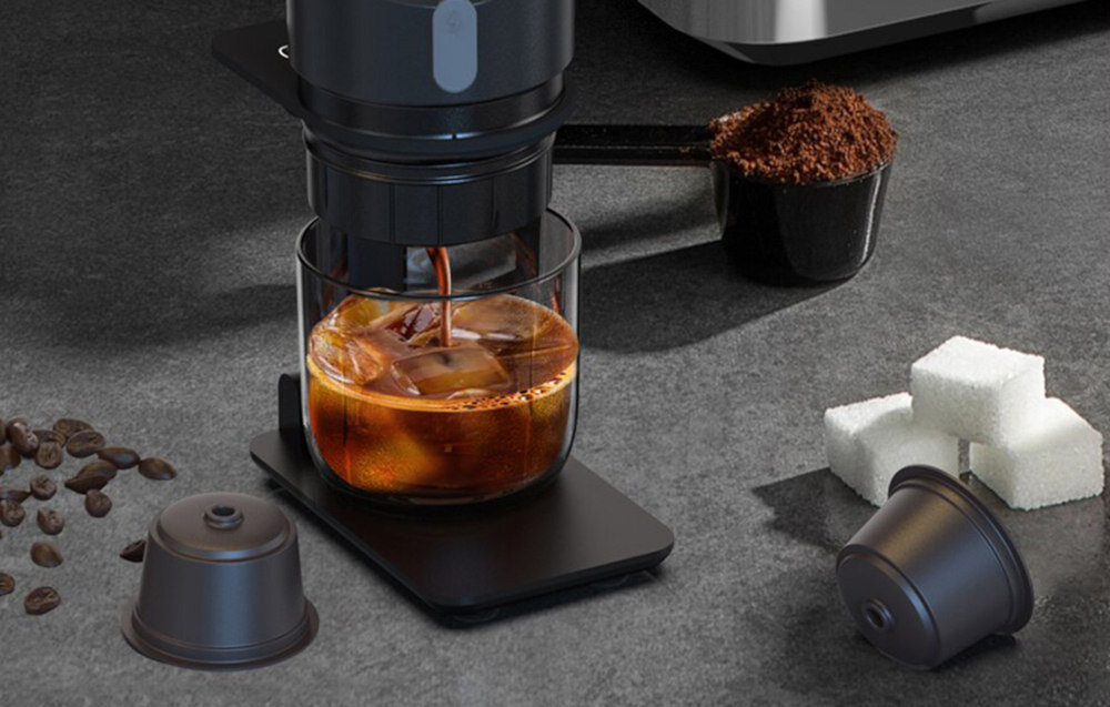 Ekspres HIBREW H4A modulowa konstrukcja kapsulki Dolce Gusto wyglad smak