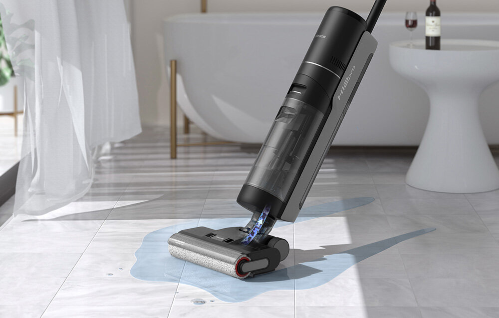 Odkurzacz DREAME H12 Pro 300 W czas pracy okolo 35 minut wbudowany ekran LED