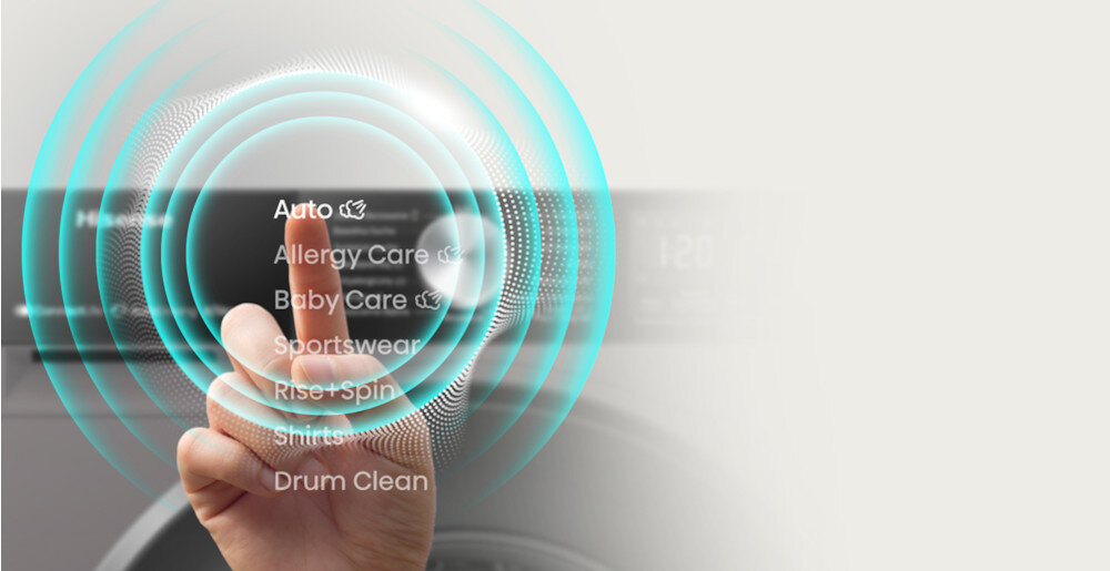 Pralko-suszarka HISENSE WD3S8045BT3/PL Inteligentne urządzenie Auto Wash odpowiednia ilość wody detergentu mniejszy załadunek