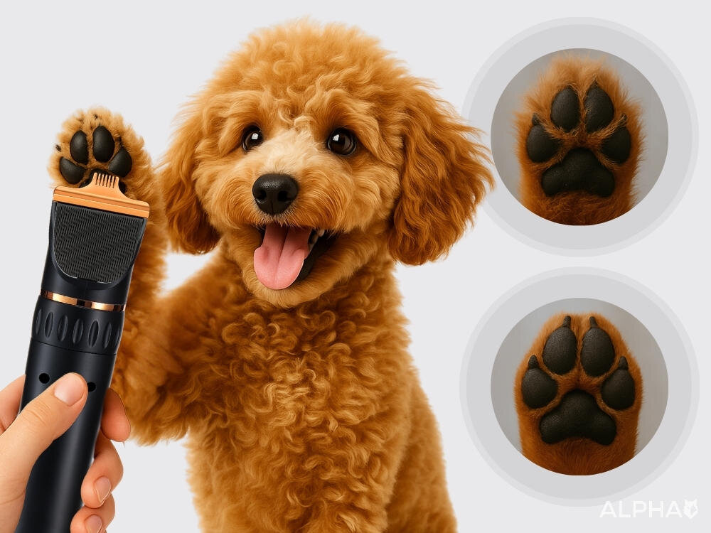 Maszynka do strzyżenia zwierząt ALPHA DG-3X bezprzewodowa łatwa konserwacja Wyświetlacz LED stan baterii i prędkość pracy kontrola ułatwienie szczoteczka