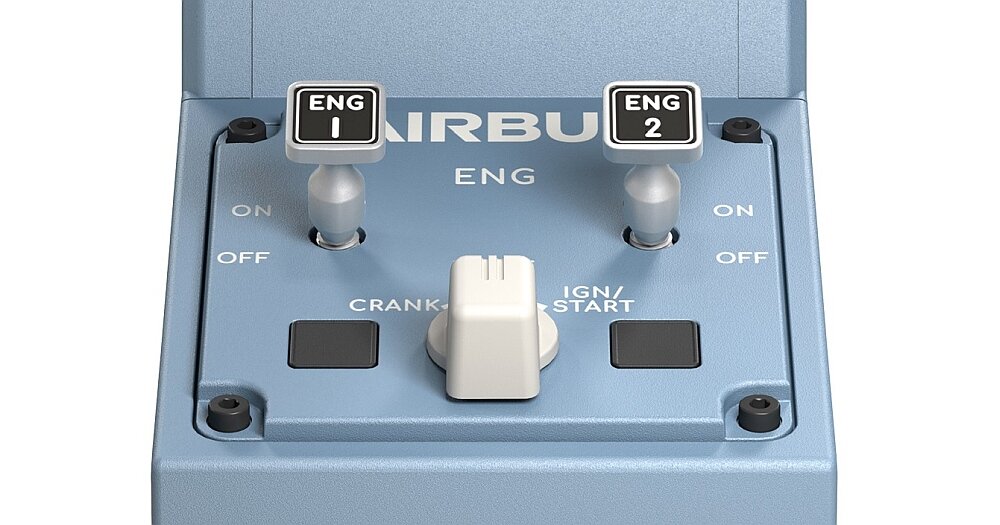 Zestaw THRUSTMASTER TCA Officer Pack Airbus Edition przyciski przepustnica samolot 