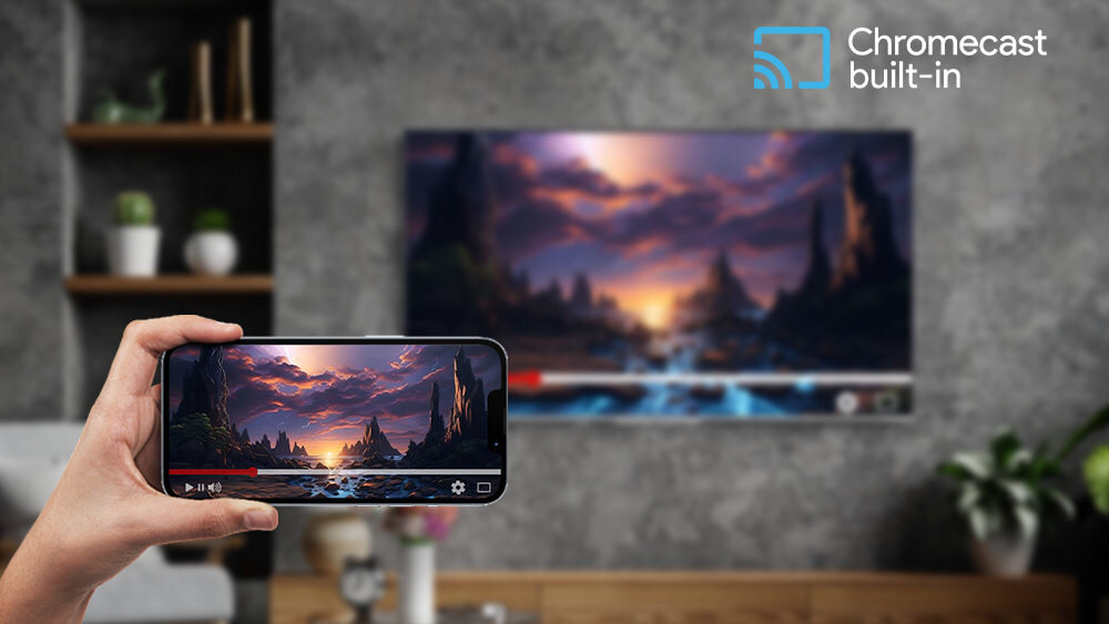 Telewizor JVC LT-55VGQ840P - Chromecast