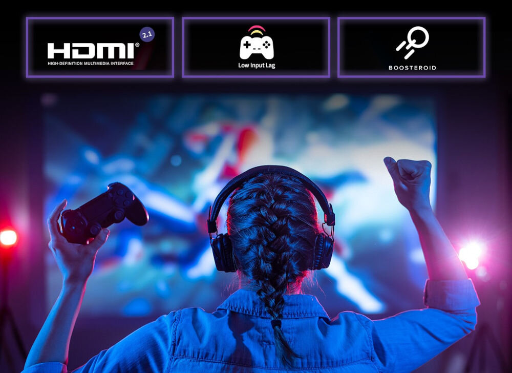 Telewizor SHARP FQ8EG  - Komfortowa rozgrywka bez opóźnień