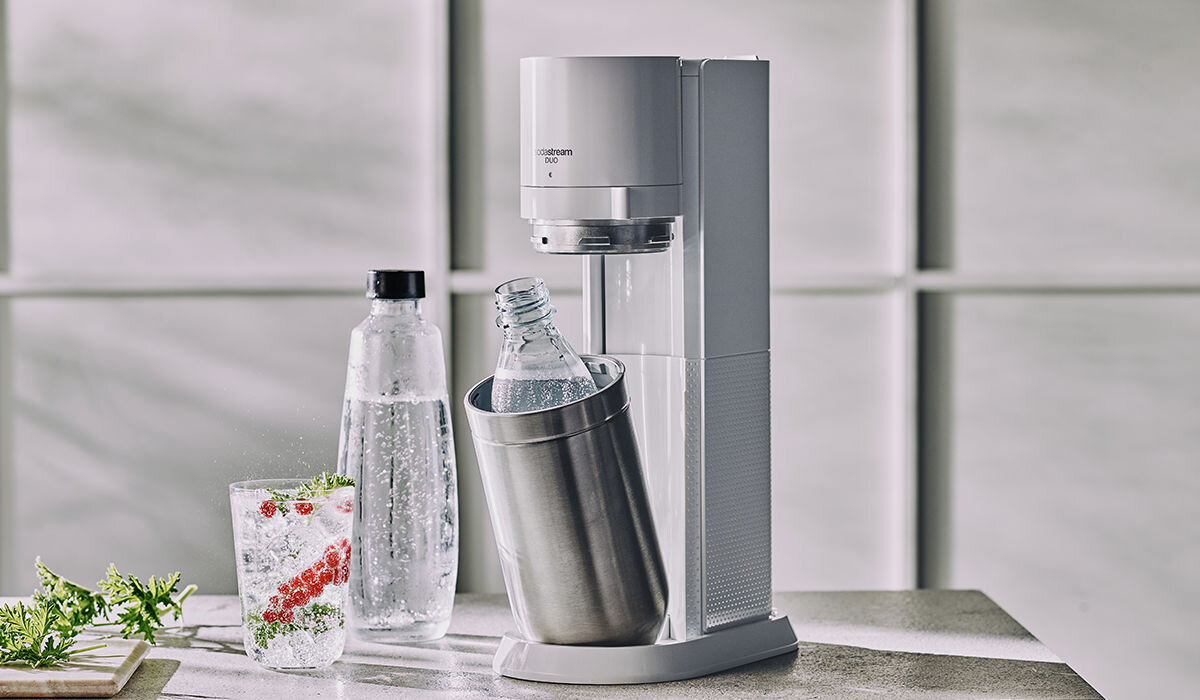 Saturator SODASTREAM Duo Biały + 2 butelki zalety wygoda praktyczny