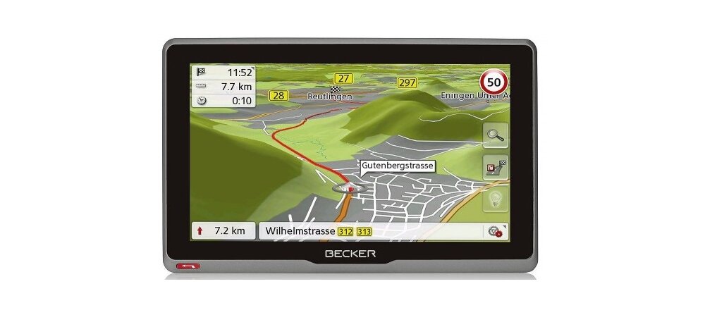 Nawigacja BECKER Transit.7sl EU mapy ekran sterowanie licencja gps