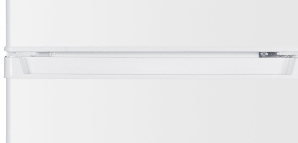 LODÓWKA SMITH&BROWN SFTF-231-WE5 wbudowany uchwyt Zintegrowany wpasowany w lodówkę elegancja styl biały kolor estetyka spójny wygląd łatwe utrzymanie czystości