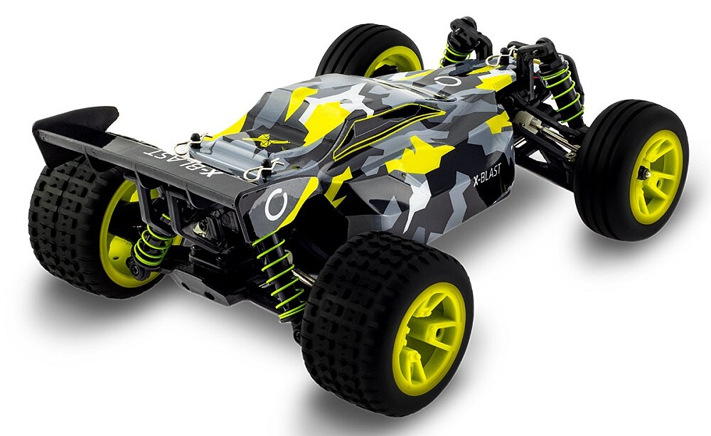 Samochód zdalnie sterowany OVERMAX X-Blast sterowanie bateria zawieszenie zasięg prędkość 