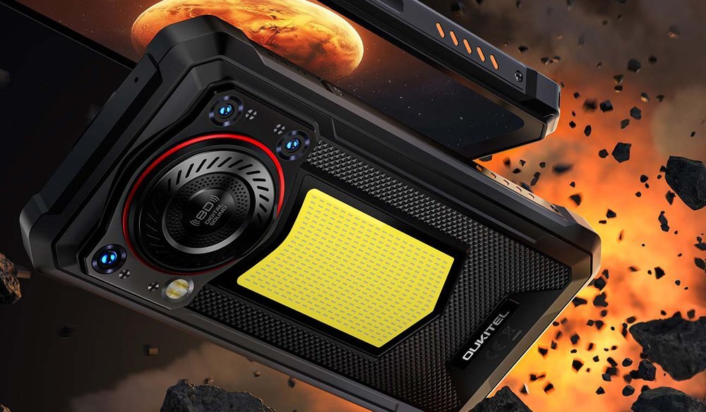 OUKITEL WP53 wytrzymały smartfon do pracy w terenie pancerny IP68 IP69K MIL-STD-810H