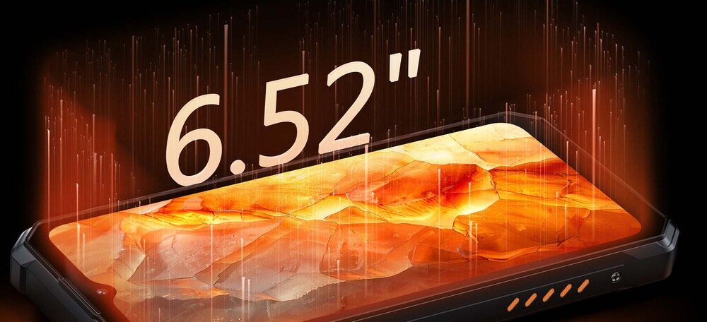 OUKITEL WP53 ekran 6.52 cala czytelny wyświetlacz do pracy i multimediów