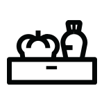 Ikona szuflad na warzywa i owoce