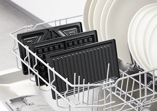 Wymienne płyty opiekacza Ultra Compact SW383D 3W1w zmywarce.