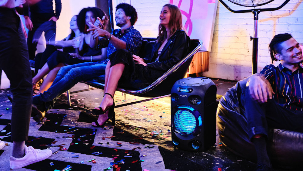 Power Audio SONY MHC-V02 - Technologia JET BASS BOOSTER