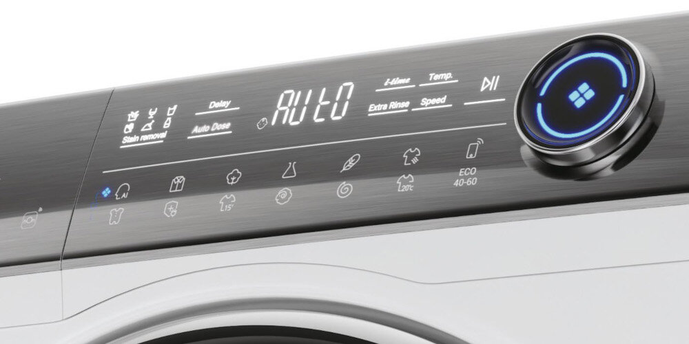 PRALKA HAIER HW90G-BD14979U1S lifestyle wizualizacja panel sterowania programy funkcje cykle ikony Kompletny zestaw cykli prania
