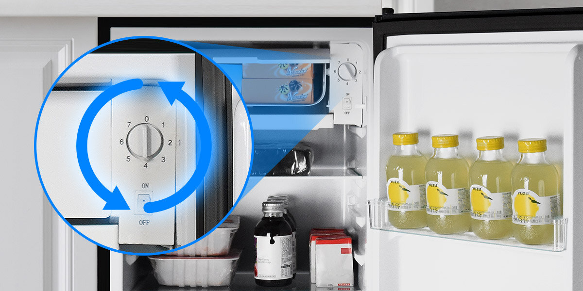 Lodówka LIN LI-BC92 85cm Termostat regulacja temperatury dostosowanie świeżość produktów