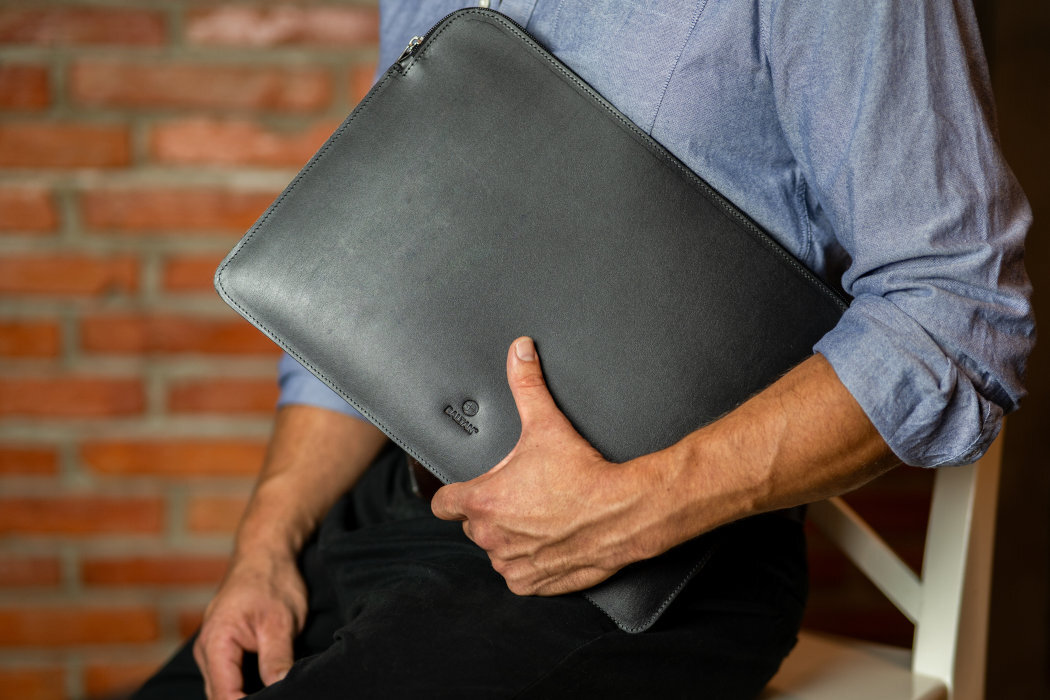 Etui na laptopa BALTAN Sleeve do Apple MacBook Pro 14 cali Czarny wygoda styl prostota minimalizm