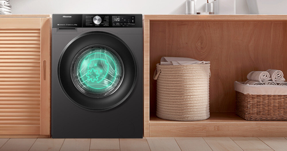 Pralko-suszarka HISENSE WD3S8045BT3/PL Higieniczna ochrona uszczelka bez bakterii i pleśni