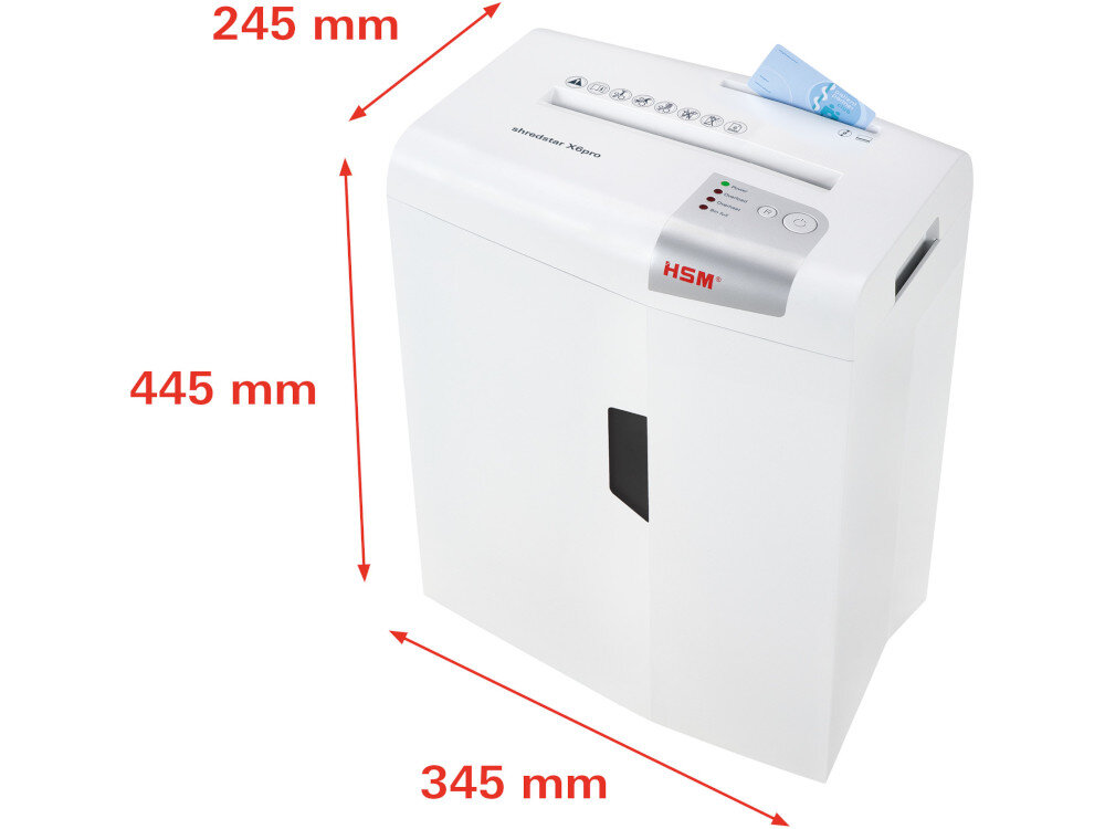 Niszczarka HSM Shredstar X6pro przeznaczenie cechy opis zalety