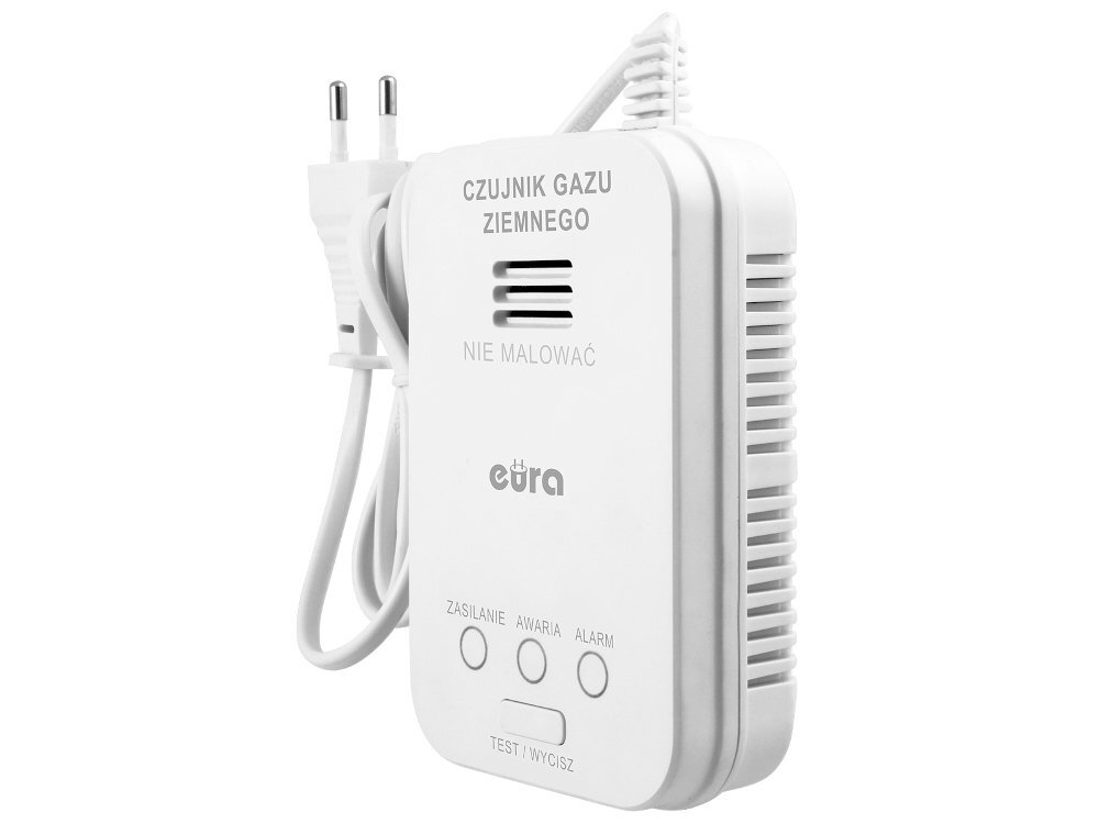 EL HOME GD-04A4 monitorowania zamkniętych pomieszczeń pod kątem obecności gazu ziemnego ciągłemu działaniu podwyższone stężenie gazu kuchni, kotłowni, piwnic - czujnik na białym tle