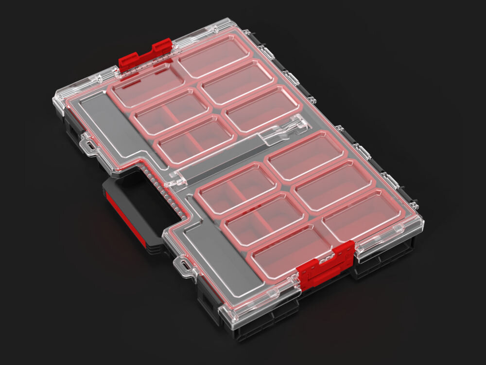 QBRICK System One Organizer L 2.0 organizer warsztatowy pokrywa wzmocniona pojemność 6 litrów