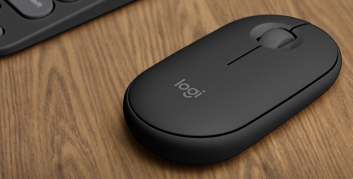 Zestaw LOGITECH MK380 Pebble 2 Combo Mac Grafitowy mysz klawiatura Elegancka wygodna Minimalistyczny design płynna braca zasilanie bateryjne