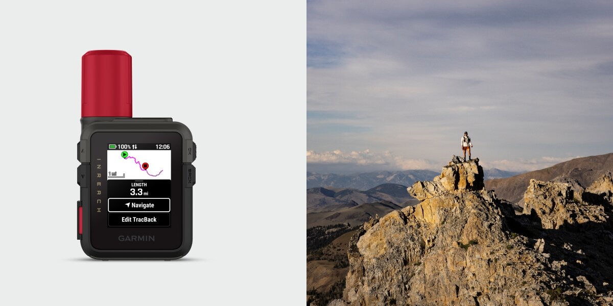 Komunikator satelitarny GARMIN inReach Mini 3 Plus 010-03387-10 Czarno-czerwony, GPS, nawigacja, kompas, TracBack, Trasa nawigacji na ekranie oraz wspinacz na szczycie.