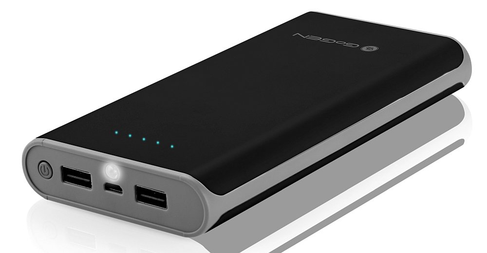 Powerbank GOGEN GOGPB160002BGR 16000 mAh opis cechy wygląd obudowa