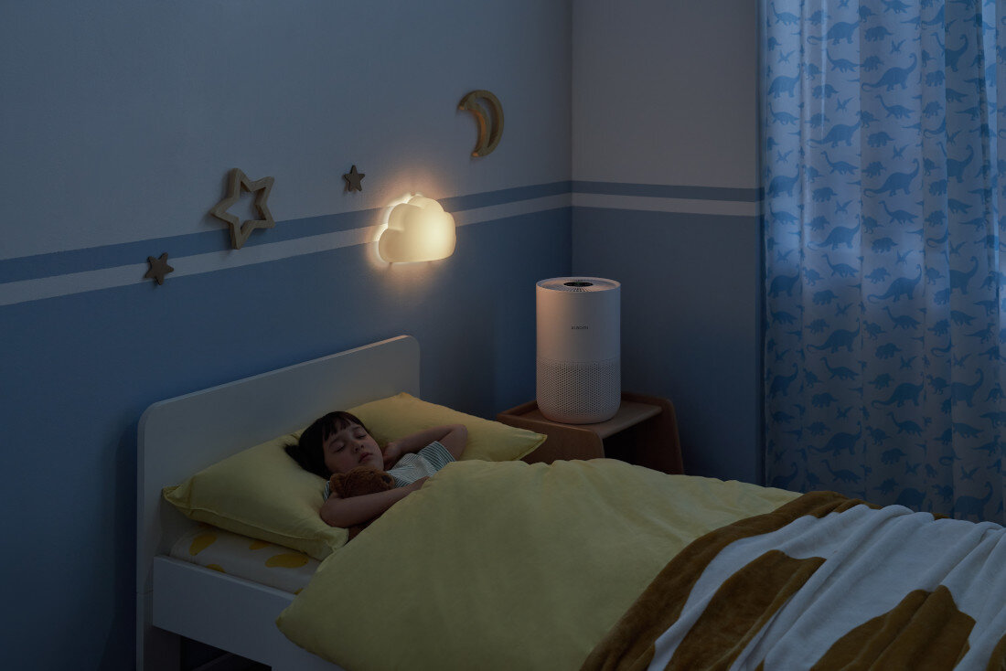Oczyszczacz powietrza XIAOMI Smart Air Purifier 4 Compact AC-M18-SC Ultracichy energooszczędny Tryb nocny wygaszenie ekranu