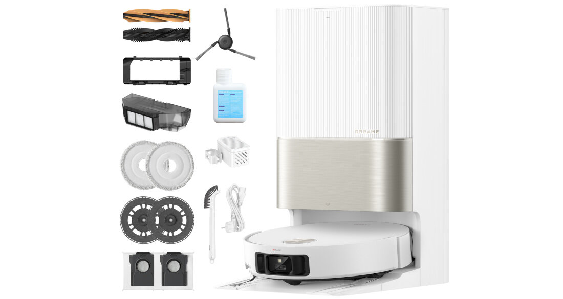 Robot sprzątający DREAME X50 Ultra zestaw akcesoria komplet wyposazenie