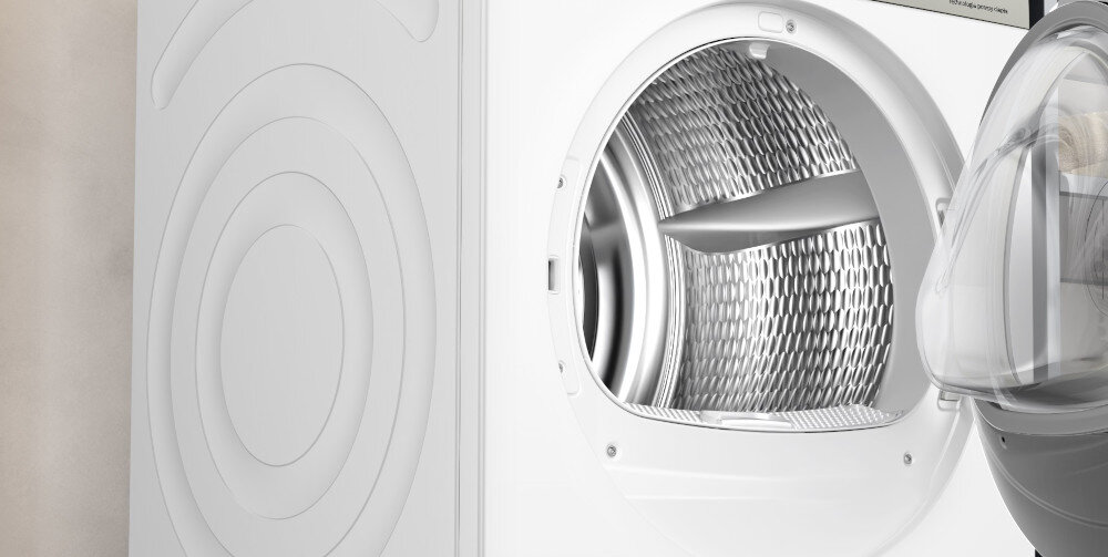 Suszarka BOSCH WQG233MSPL Konstrukcja budowa ściana system antywibracyjny cicha praca AntiVibration design