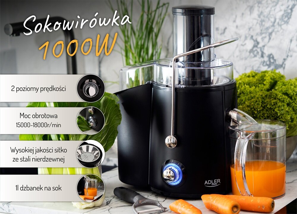Sokowirówka ADLER AD 4127 kv początek opisu