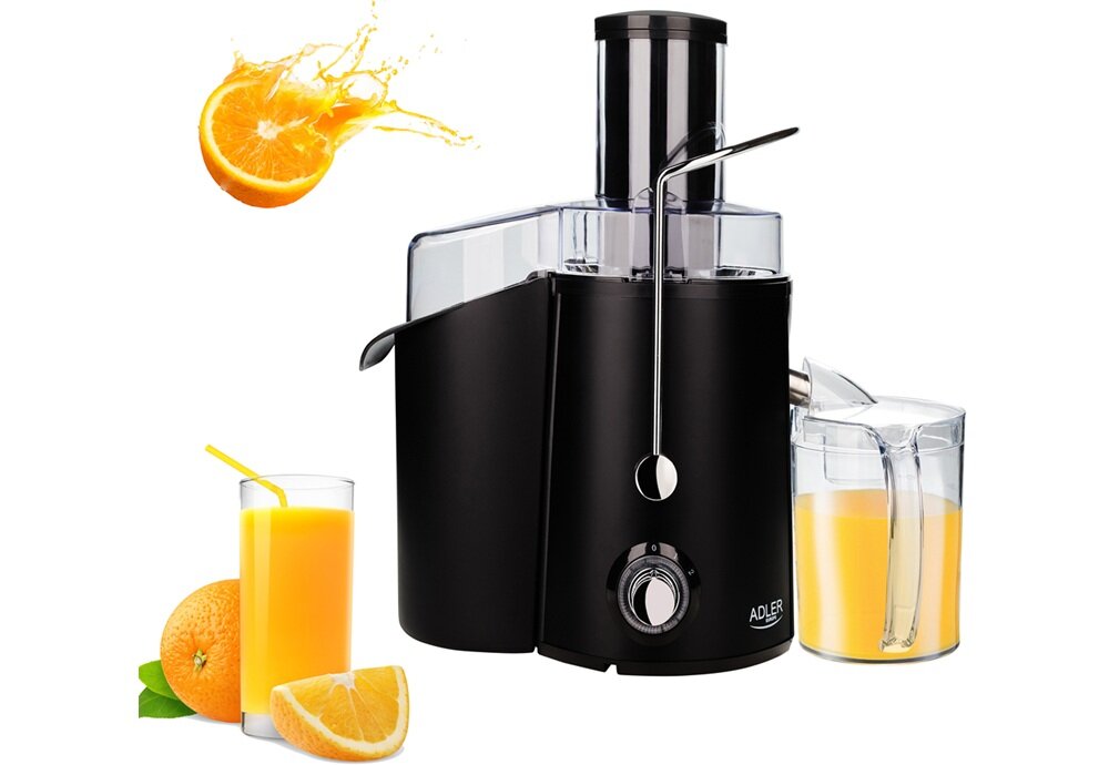 Sokowirówka ADLER AD 4127 antypoślizgowe przyssawki, system zabezpieczający przed włączeniem, wygodne i bezpieczne użytkowanie