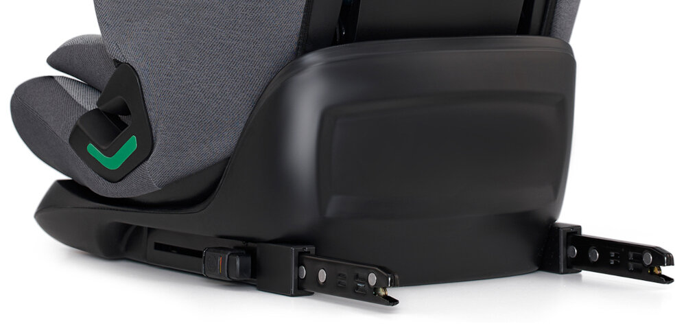Fotelik samochodowy KINDERKRAFT ONETO3 9-36 kg Szary system ISOFIX wskaznik pokazujacy poprawnosc montazu regulacja zlaczy