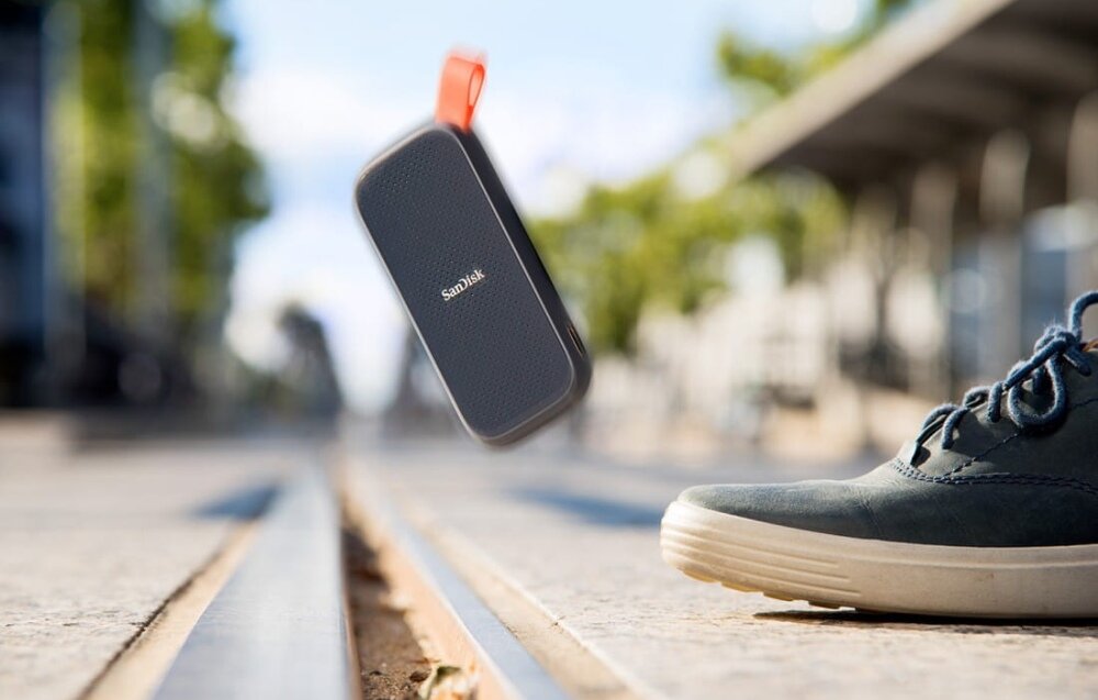 Dysk SANDISK E30 gumowy zaczep dysk pasek