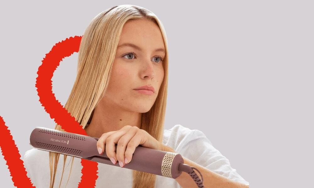 Remington air styler AS8930 szybkie prostowanie włosów, całodniowa ochrona przed puszeniem, bez elektryzowania, technologia jonizacji