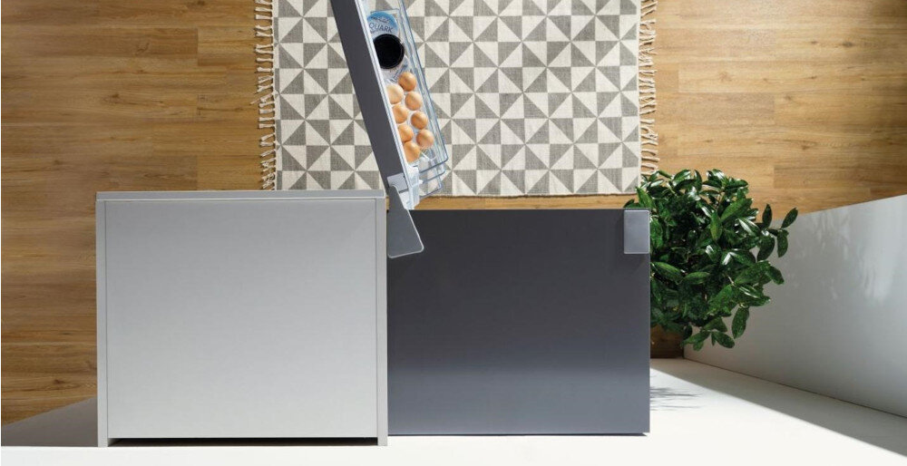 LODÓWKA GORENJE R619EAW6 system Slot-In otwieranie kąt prosty wysuwanie półki szuflady wygoda komfort