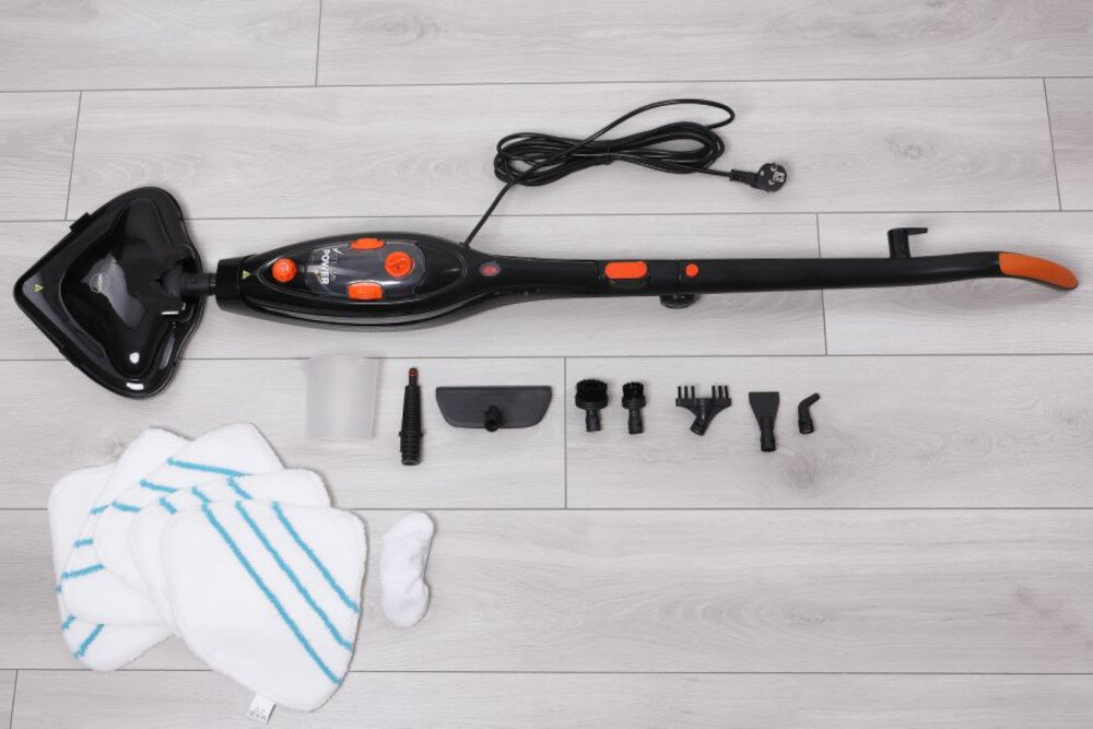 Mop parowy ELDOM PM1000 Velo zestaw akcesoria komplet wyposazenie