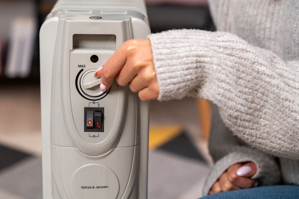 Grzejnik olejowy GÖTZE & JENSEN OH901 regulacja mocy termostat