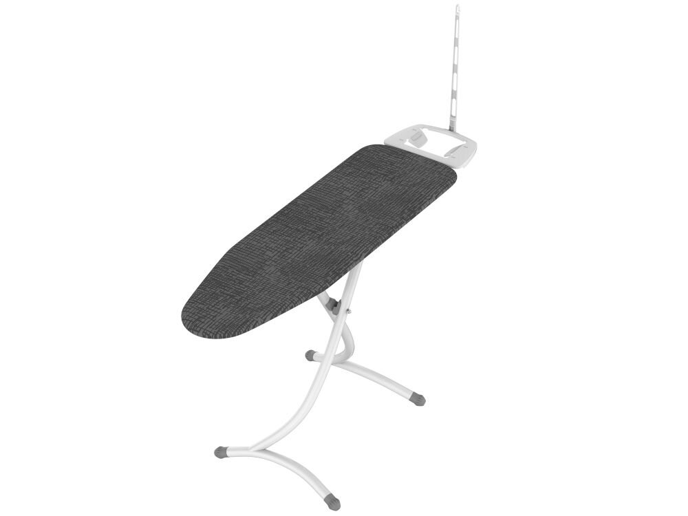 Deska do prasowania RORETS Roma (Structure grey) 120 x 38 cm efektywne prasowanie deska kolorowy wzór siatkowy Blat