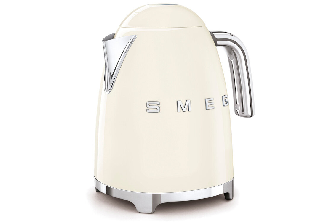 Czajnik SMEG KLF03CREU Kremowy Łatwe utrzymanie czystości wyjmowany filtr ze stali nierdzewnej oczyszczanie woda wapienne osady filtr czyszczenie konserwacja