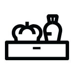 Ikona szuflad na warzywa i owoce