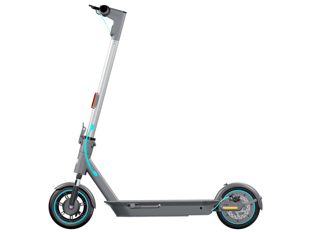 Hulajnoga elektryczna MOTUS Scooty 10 Plus Plus 2023 Turkusowy 3 tryby jazdy ECO DRIVE SPORT