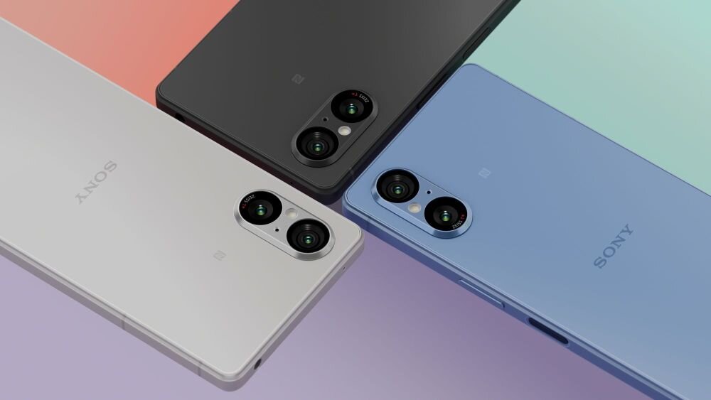 Smartfon SONY Xperia 5 V   ekran bateria aparat procesor ram pamięć pojemność rozdzielczość zdjęcia filmy opis dane cechy blokady system łączność wifi bluetooth obudowa szkło odporność porty muzyka transfer sieć przekątna matryca waga czujniki oled amoled ips