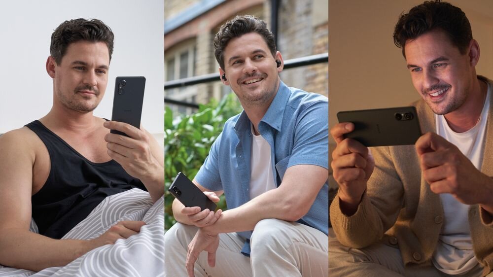 Smartfon SONY Xperia 5 V   ekran bateria aparat procesor ram pamięć pojemność rozdzielczość zdjęcia filmy opis dane cechy blokady system łączność wifi bluetooth obudowa szkło odporność porty muzyka transfer sieć przekątna matryca waga czujniki oled amoled ips