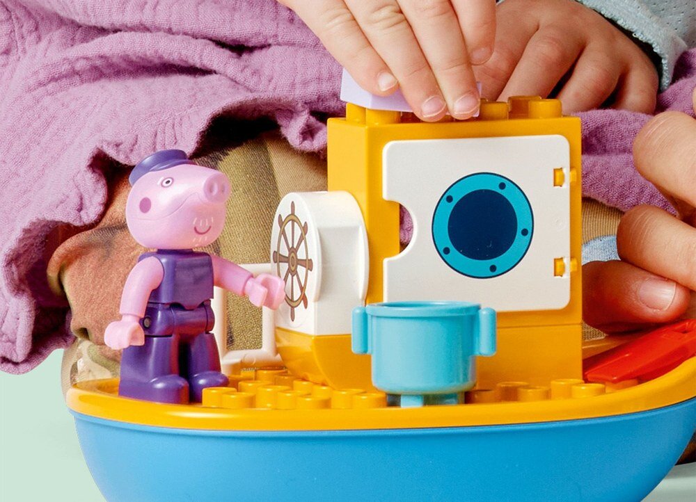 LEGO 10432 DUPLO Peppa i rejs łodzią  wiaderka i łopatki 