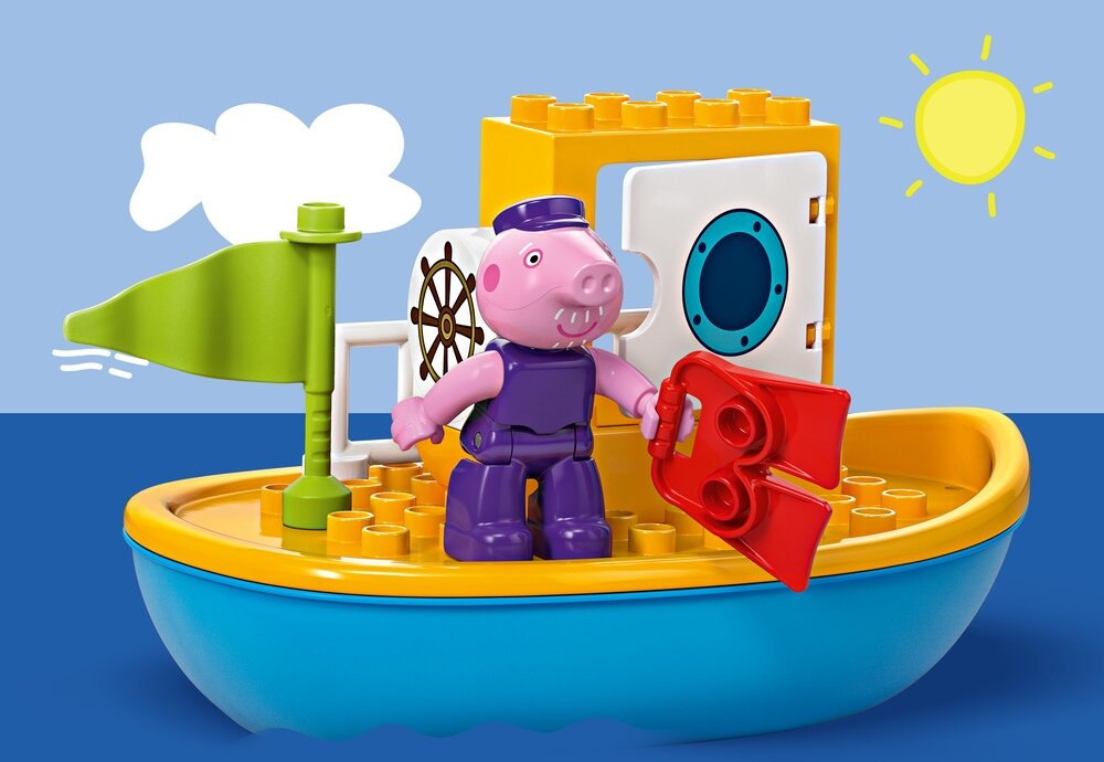 LEGO 10432 DUPLO Peppa i rejs łodzią  podróż 