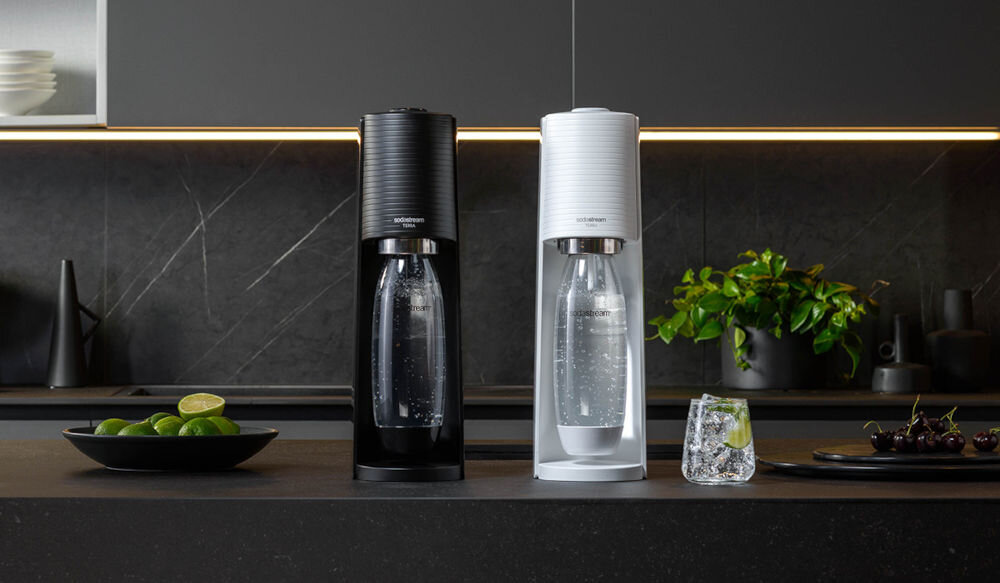Saturator SODASTREAM Terra Czarny design