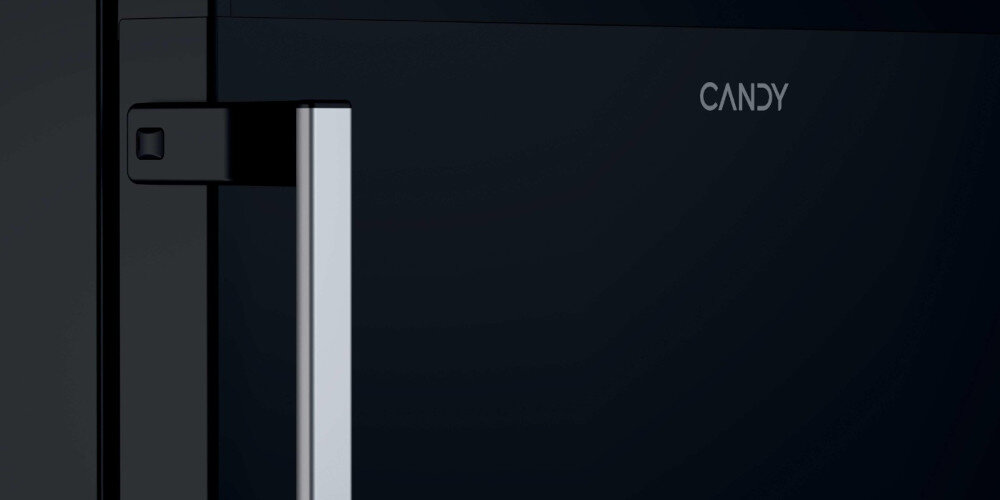 ZAMRAŻARKA CANDY CNUQ2L58EBH wizualizacja zbliżenie uchwyt ikona Wygodny i ergonomiczny Zewnętrzny uchwyt wygląd ergonomia