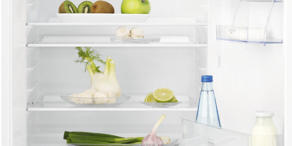 LODÓWKA ELECTROLUX LXB2AE82S wymiary niewielkie urządzenie pojemność 127 l szklana półka 38 dB hotele domki letniskowe