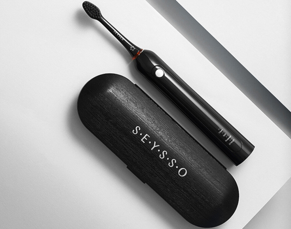 Szczoteczka soniczna SEYSSO Carbon Basic czarna DCT Dynamic Cleaning Technology