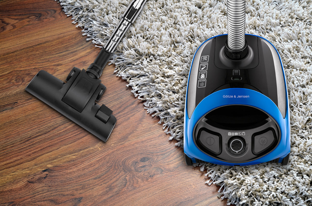 Odkurzacz GÖTZE & JENSEN VC200 Turboszczotka 800W nasadki szczotki